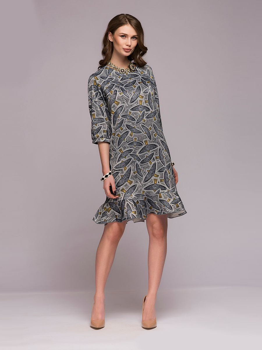 

Платье женское 1001dress DM00749 черное 42 RU