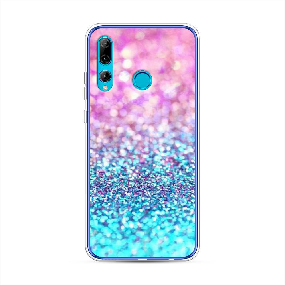 

Чехол Awog "Розово-голубые глиттеры рисунок" для Huawei P Smart Plus 2019