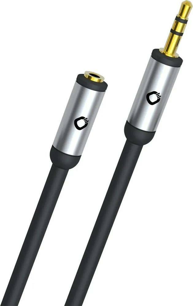 Oehlbach PERFORMANCE i-Connect 3,5mm jack, (f)-(m) 5,0m black, D1C60036