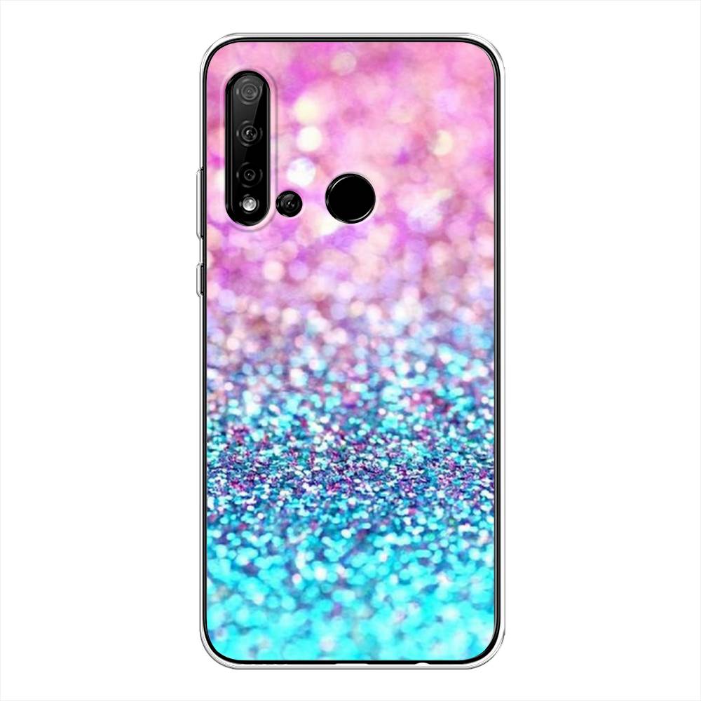 

Чехол Awog "Розово-голубые глиттеры рисунок" для Huawei P20 lite 2019
