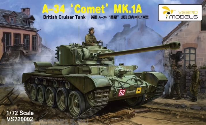 

VS720002 Английский танк A-34 COMET MK.1A