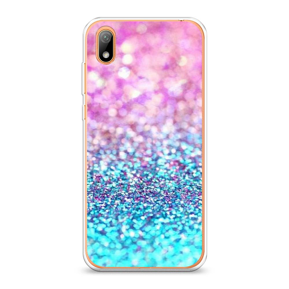 

Чехол Awog "Розово-голубые глиттеры рисунок" для Huawei Y5 2019