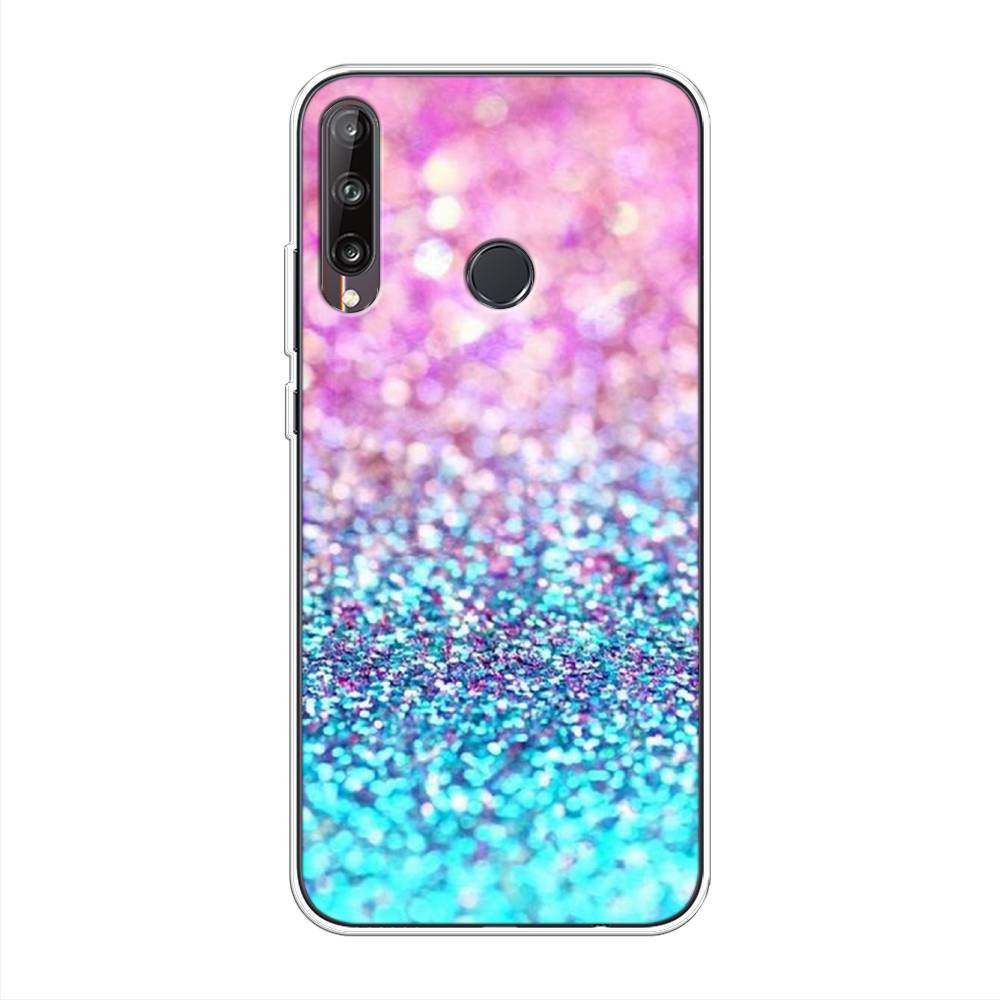 

Чехол Awog "Розово-голубые глиттеры рисунок" для Huawei Y7p