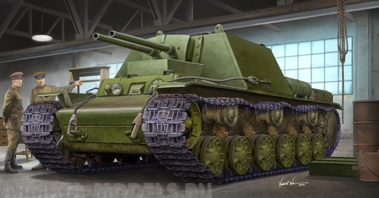 

09504 САУ КВ-7 Объект 227