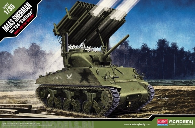 

13294 Танк M4A3 Sherman w/ T34 Calliope