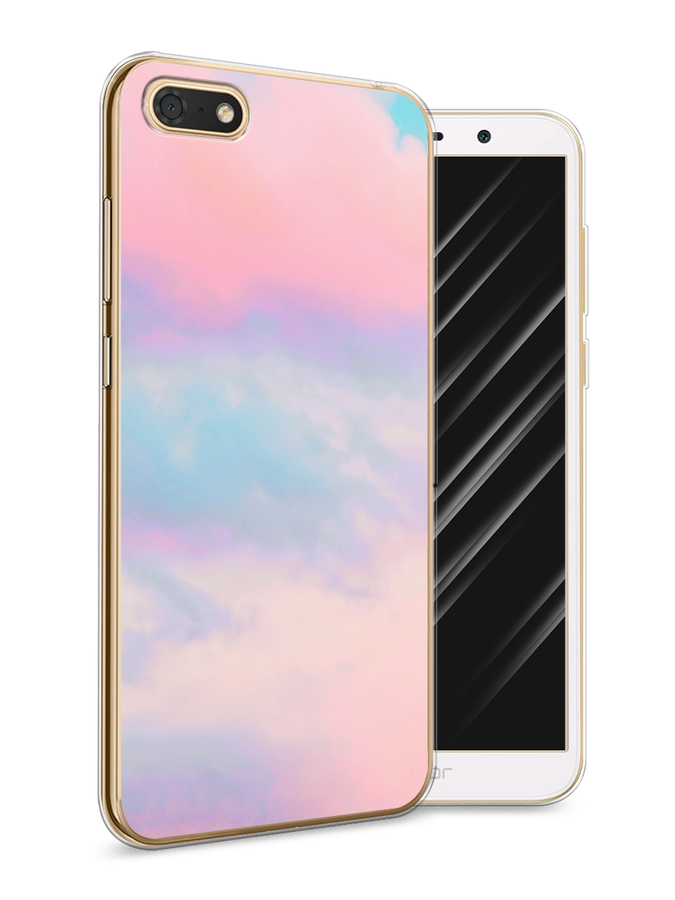 

Чехол Awog на Honor 7A "Розовые облака", Розовый;фиолетовый, 65250-3