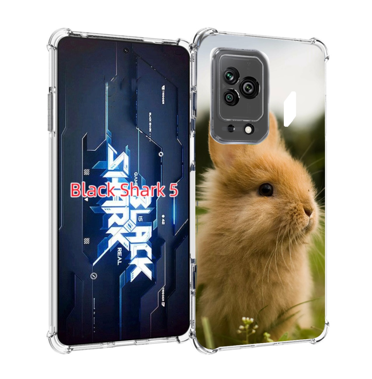 

Чехол MyPads Кролик для Xiaomi Black Shark 5, Прозрачный, Tocco