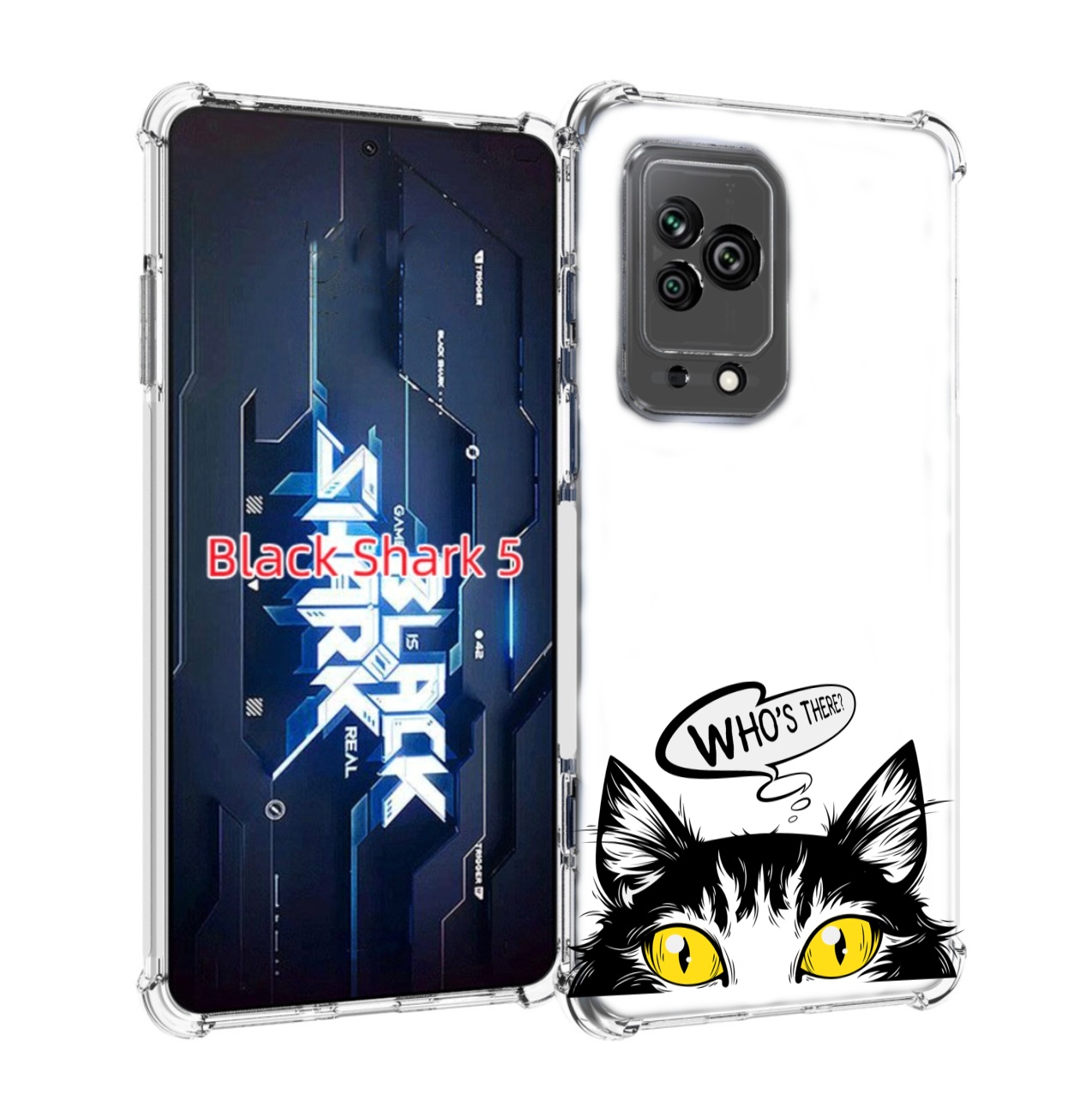 

Чехол MyPads Кто-тут-есть для Xiaomi Black Shark 5, Прозрачный, Tocco