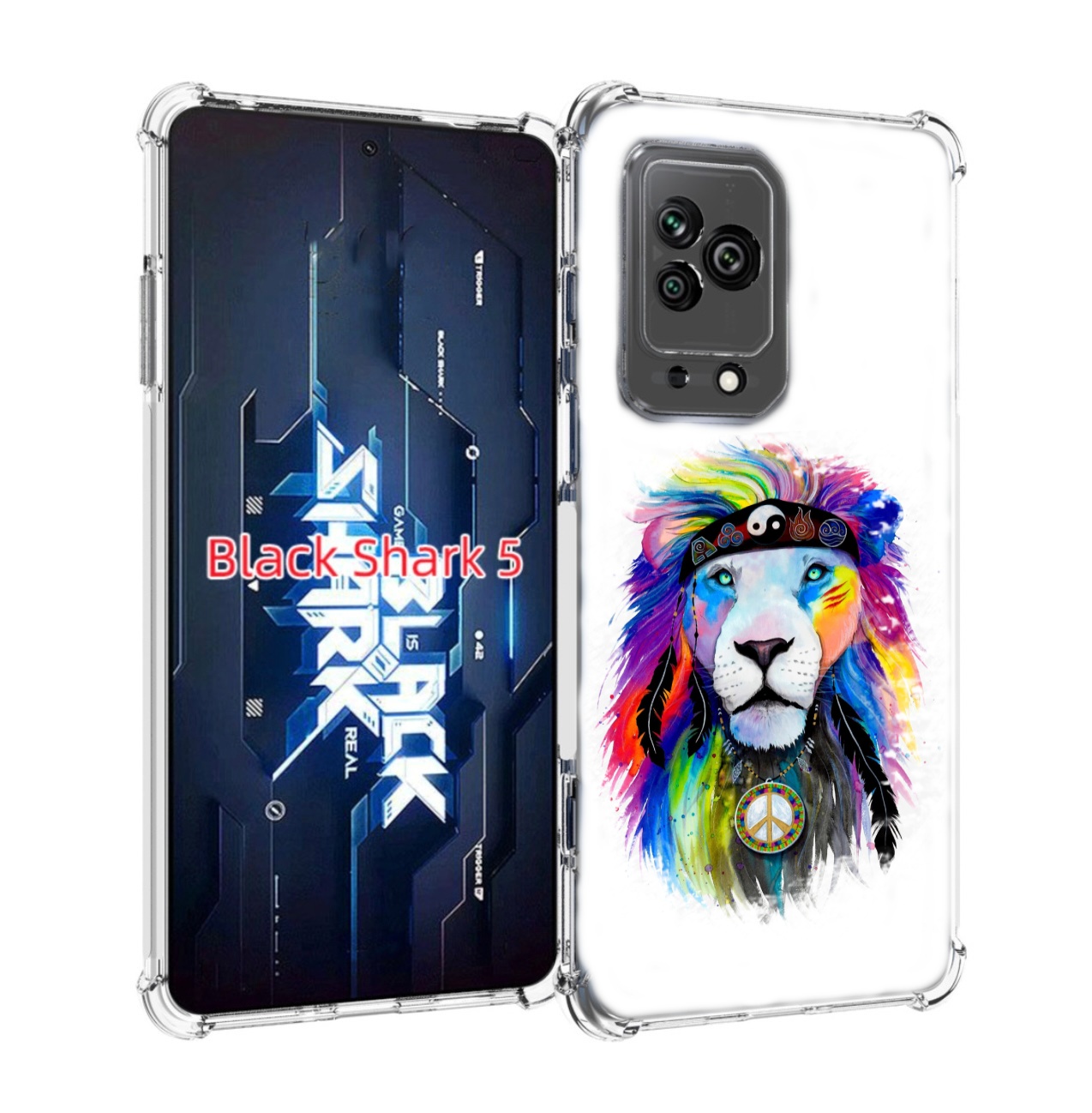 

Чехол MyPads Лев 3 для Xiaomi Black Shark 5, Прозрачный, Tocco