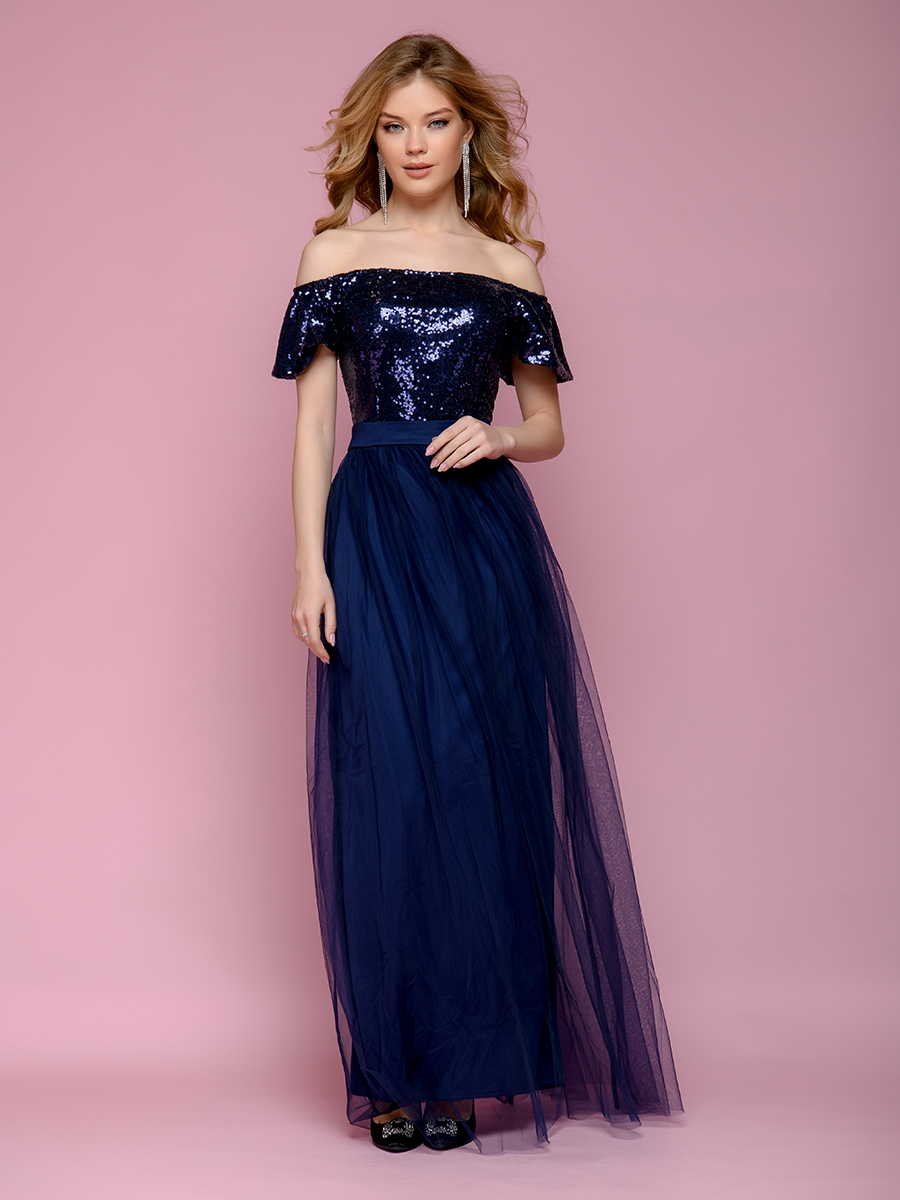 фото Платье женское 1001dress 0142101-30217 синее 42 ru