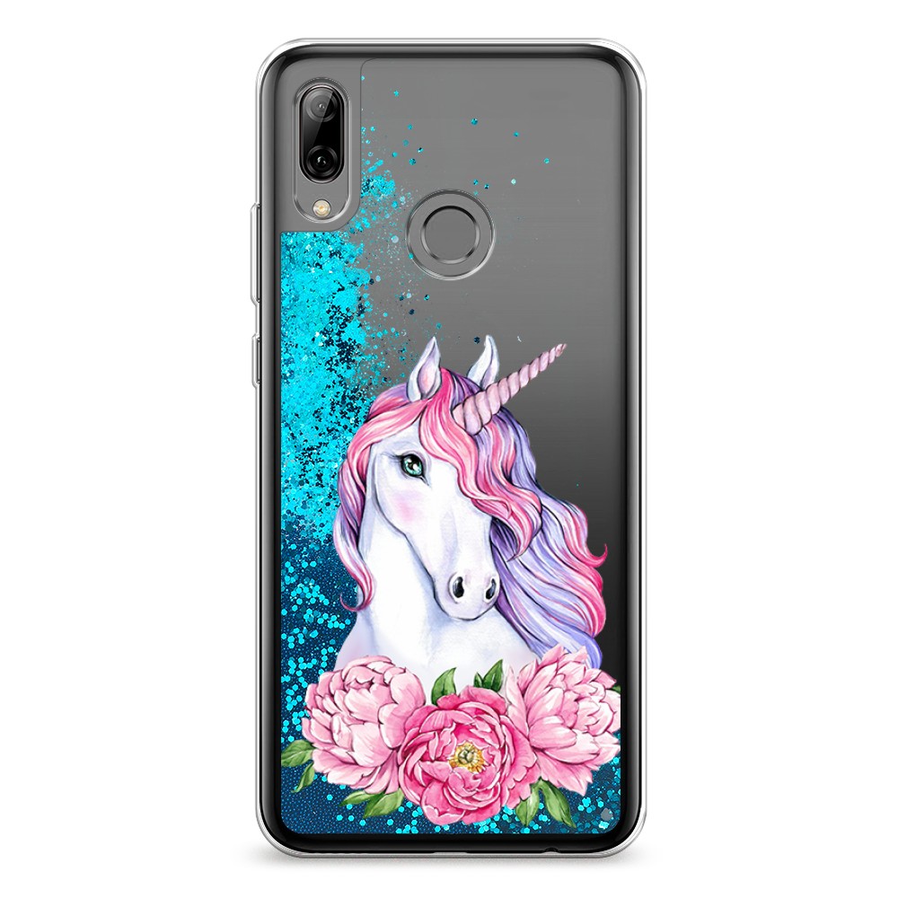 

Чехол Awog на Honor 10 Lite/Huawei P Smart 2019 "Единорог с пионами", Разноцветный, 67293-1