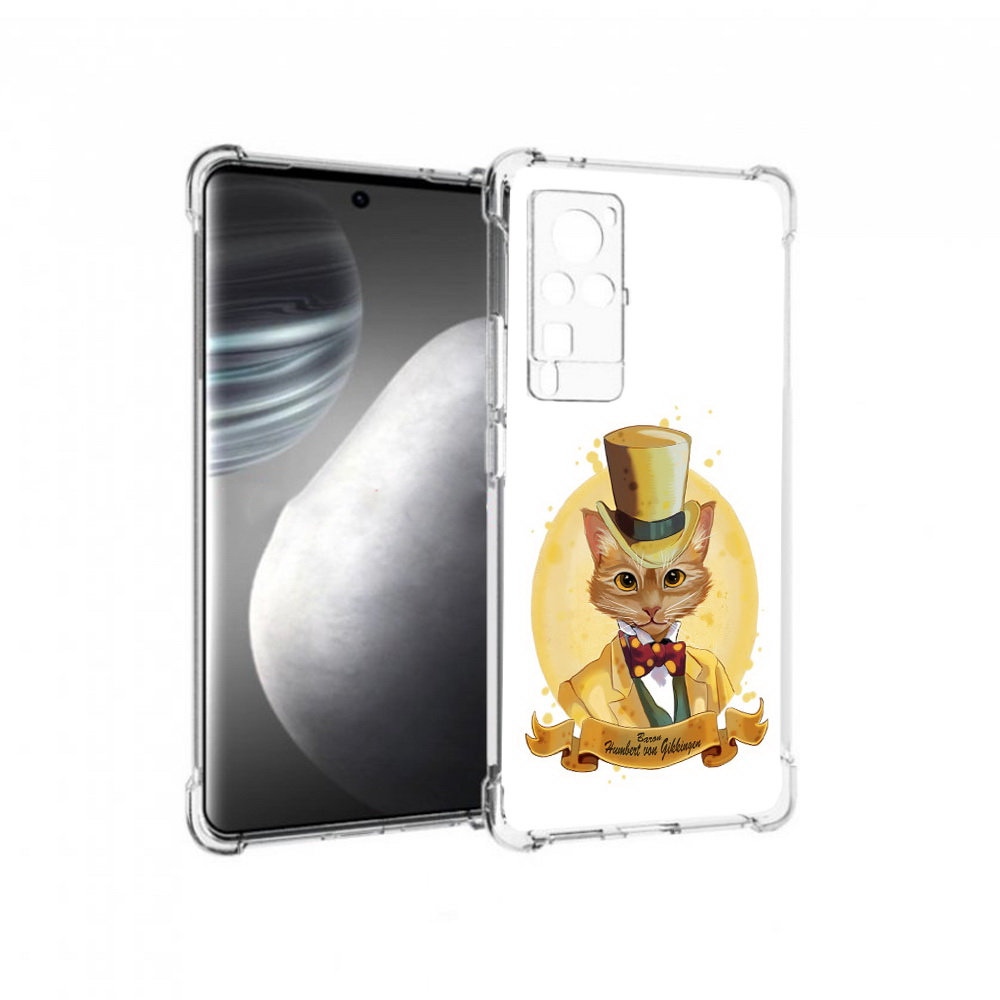 

Чехол MyPads Tocco для Vivo X60 pro кот юрист (PT226972.385.401), Прозрачный, Tocco