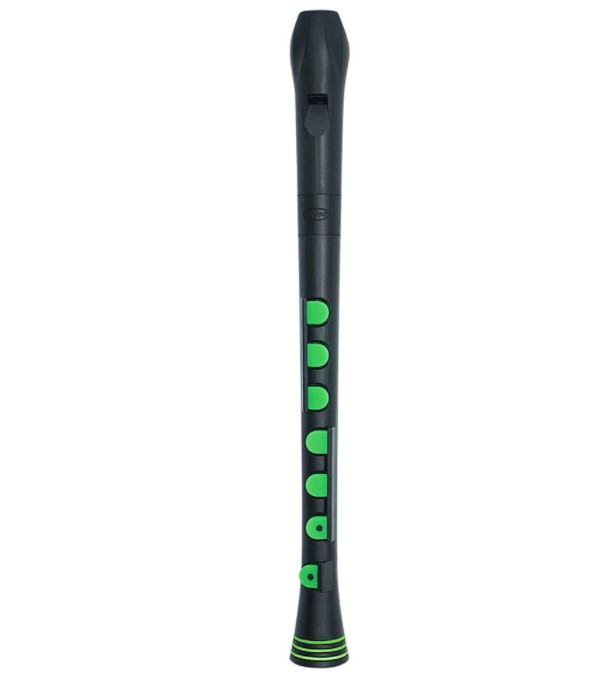 

Блокфлейта сопрано NUVO Recorder+ Black/Green with hard case - NUVO, Черный;зеленый