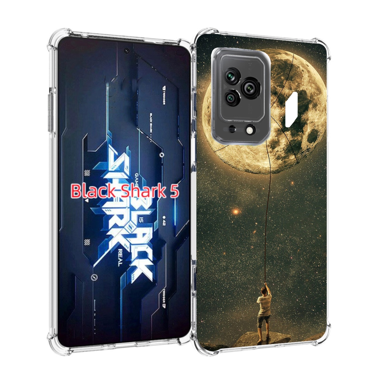 

Чехол MyPads Луна-светит для Xiaomi Black Shark 5, Прозрачный, Tocco