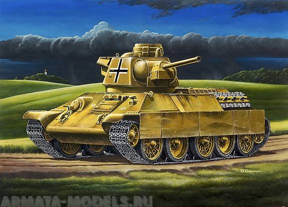 

MQ 3580 Немецкая модификация Т-34/76 позднего выпуска