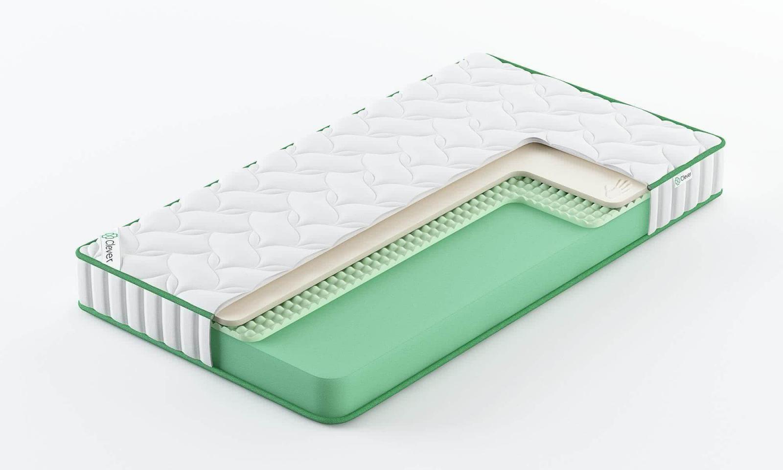 

Матрас Clever Fit 225x180, Белый, Fit