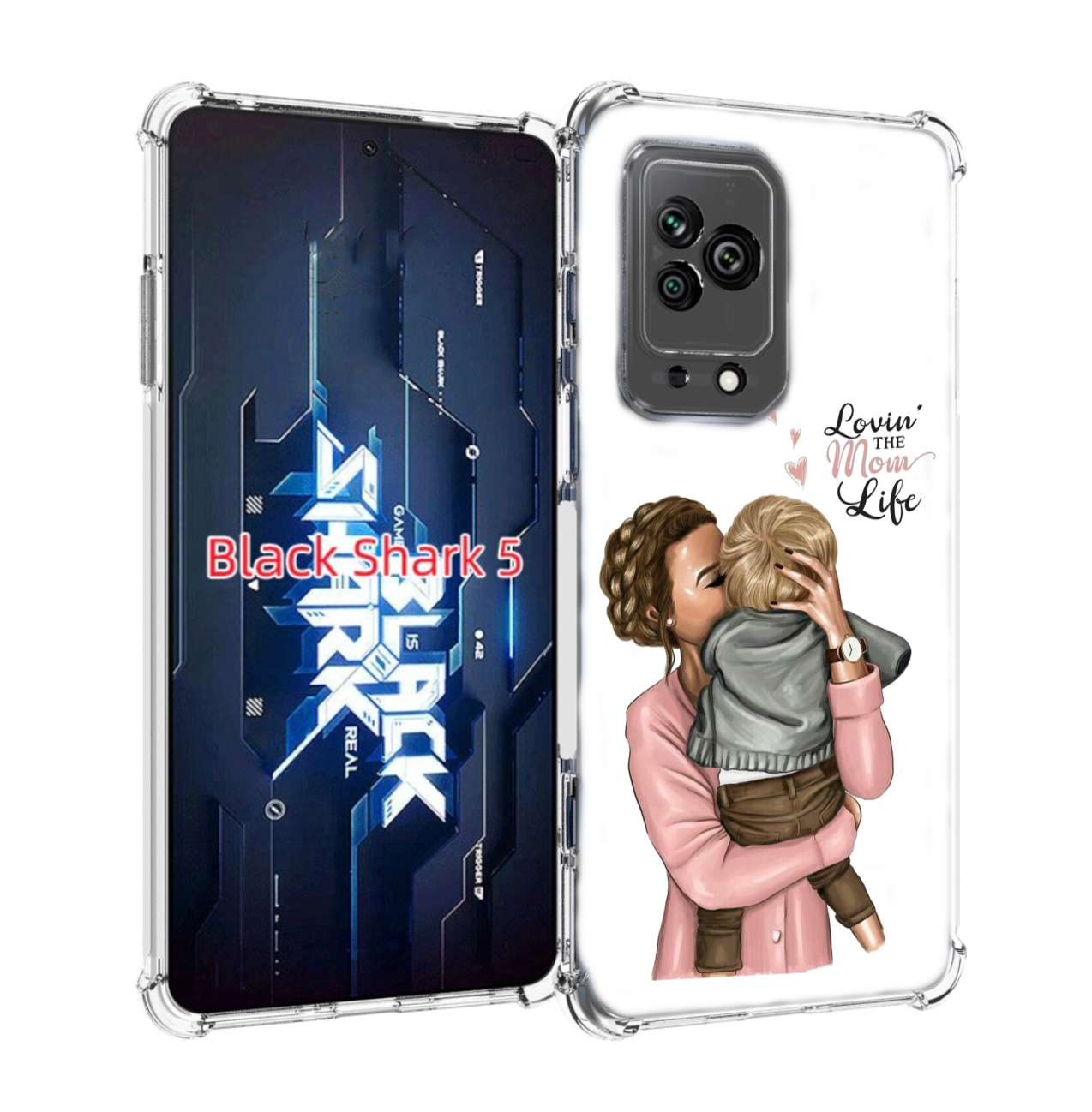 

Чехол MyPads Любовь-мамы детский для Xiaomi Black Shark 5, Прозрачный, Tocco