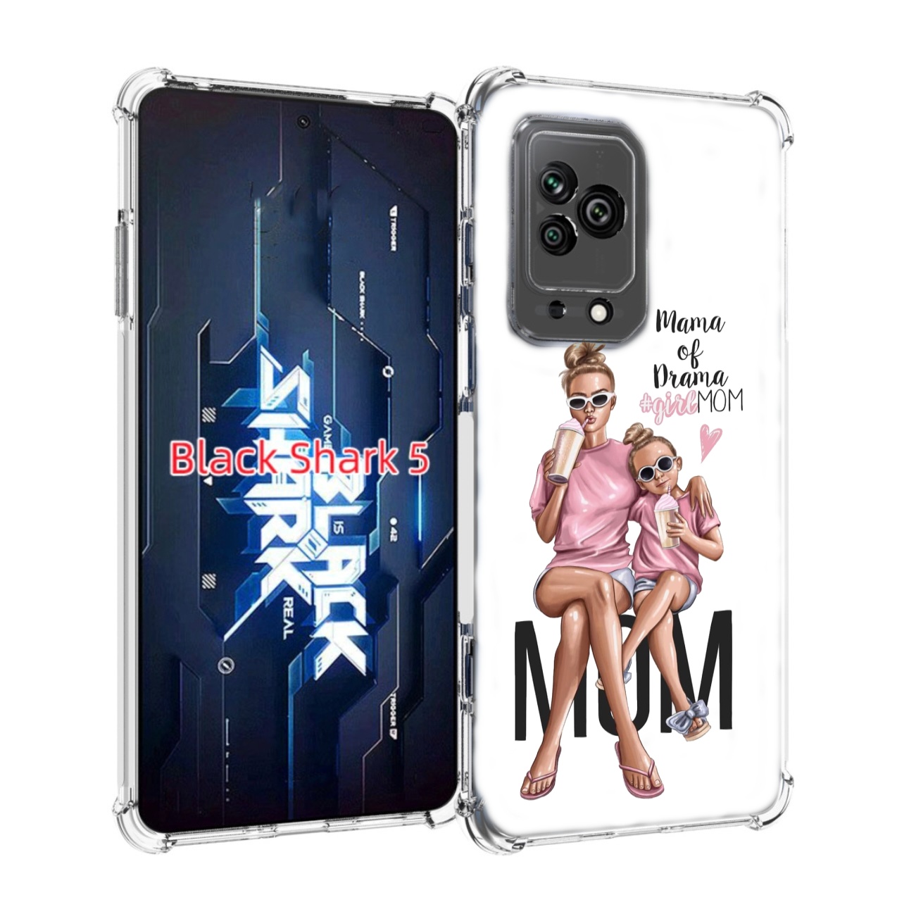 

Чехол MyPads Мама-мечты женский для Xiaomi Black Shark 5, Прозрачный, Tocco