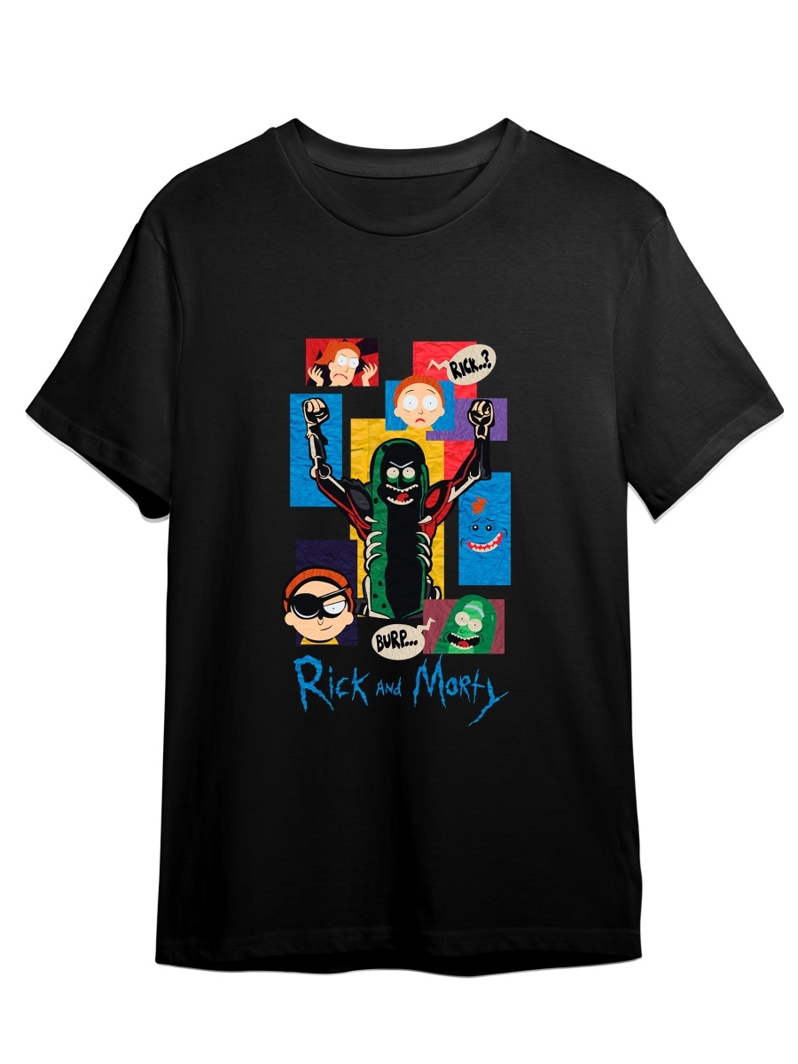 фото Футболка унисекс сувенирshop рик и морти/rick and morty 10 черная m