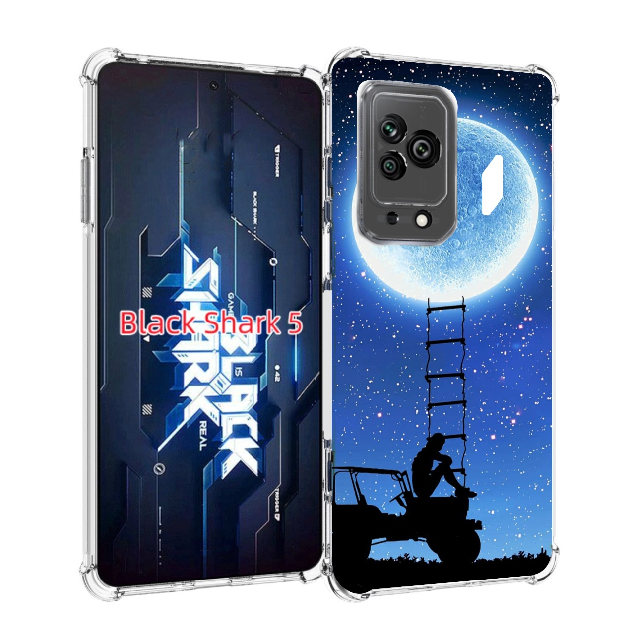 

Чехол MyPads Машина-на-лун для Xiaomi Black Shark 5, Прозрачный, Tocco