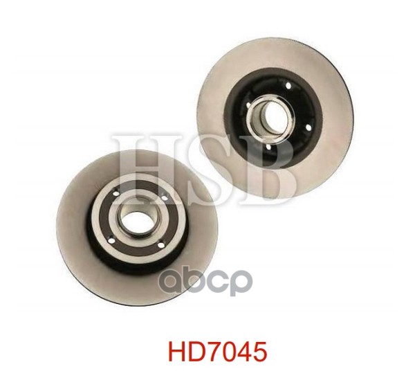 

HSB HD7045 Диск тормозной задний RENAULT: Megane/Modus/Clio all 02> 1шт