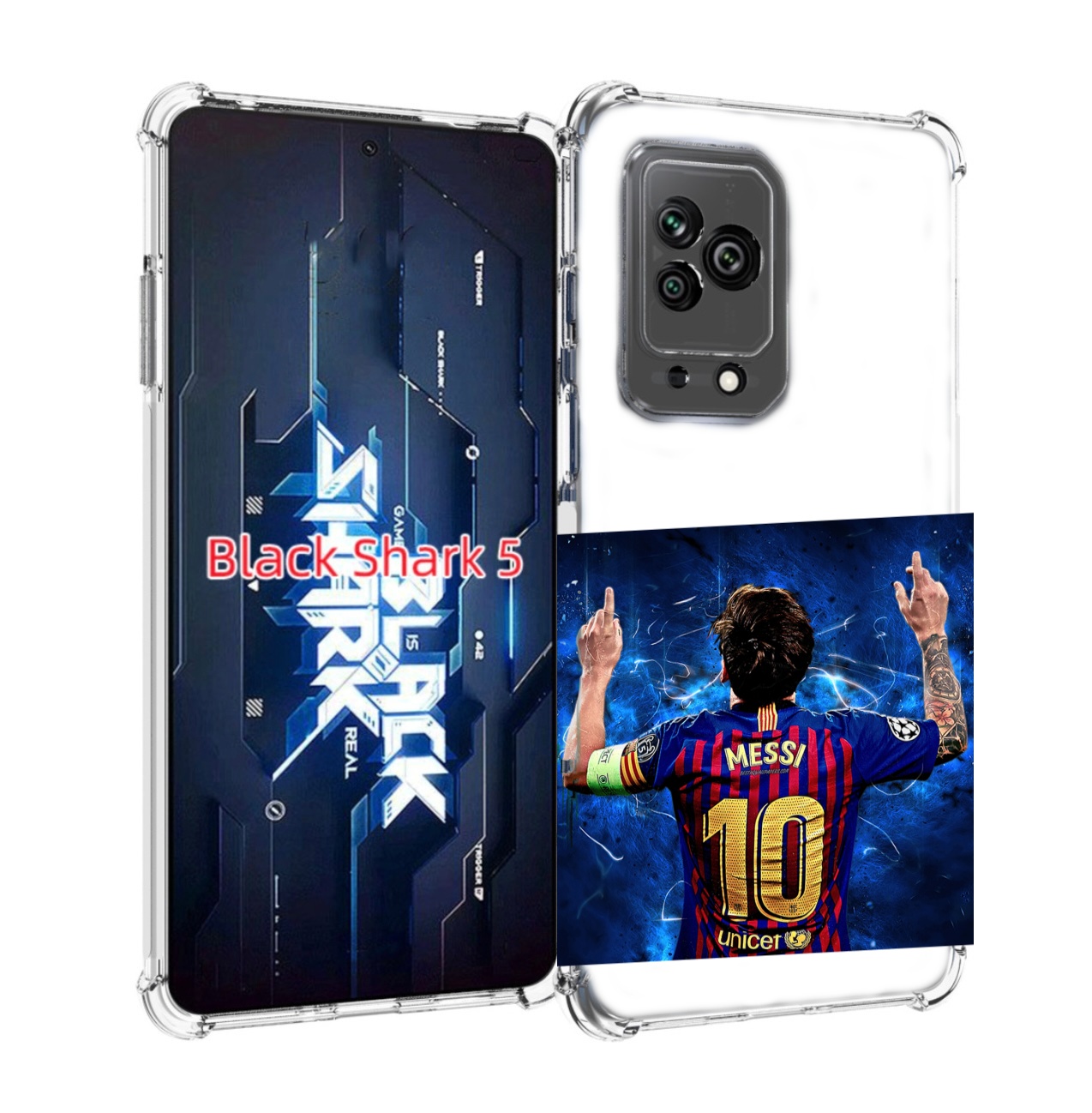 

Чехол MyPads Месси-10 мужской для Xiaomi Black Shark 5, Прозрачный, Tocco