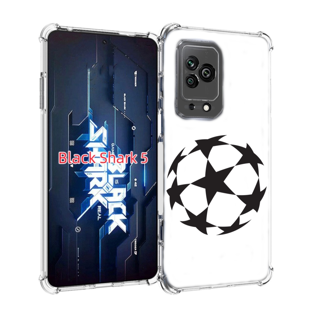 

Чехол MyPads Мячик для Xiaomi Black Shark 5, Прозрачный, Tocco