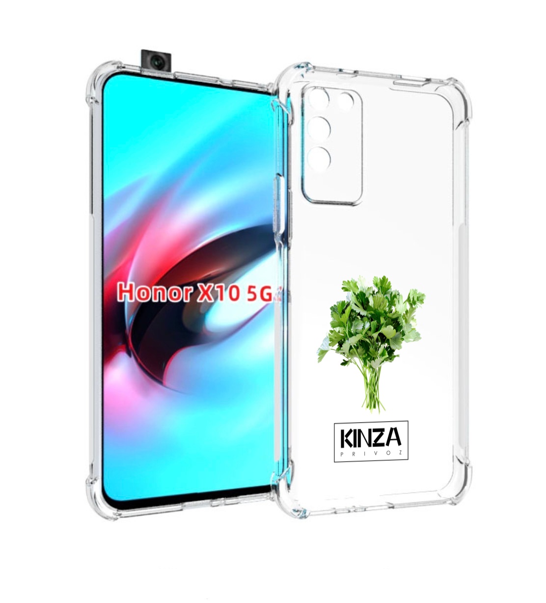 

Чехол MyPads Бренд Кинза для Honor X10, Прозрачный, Tocco