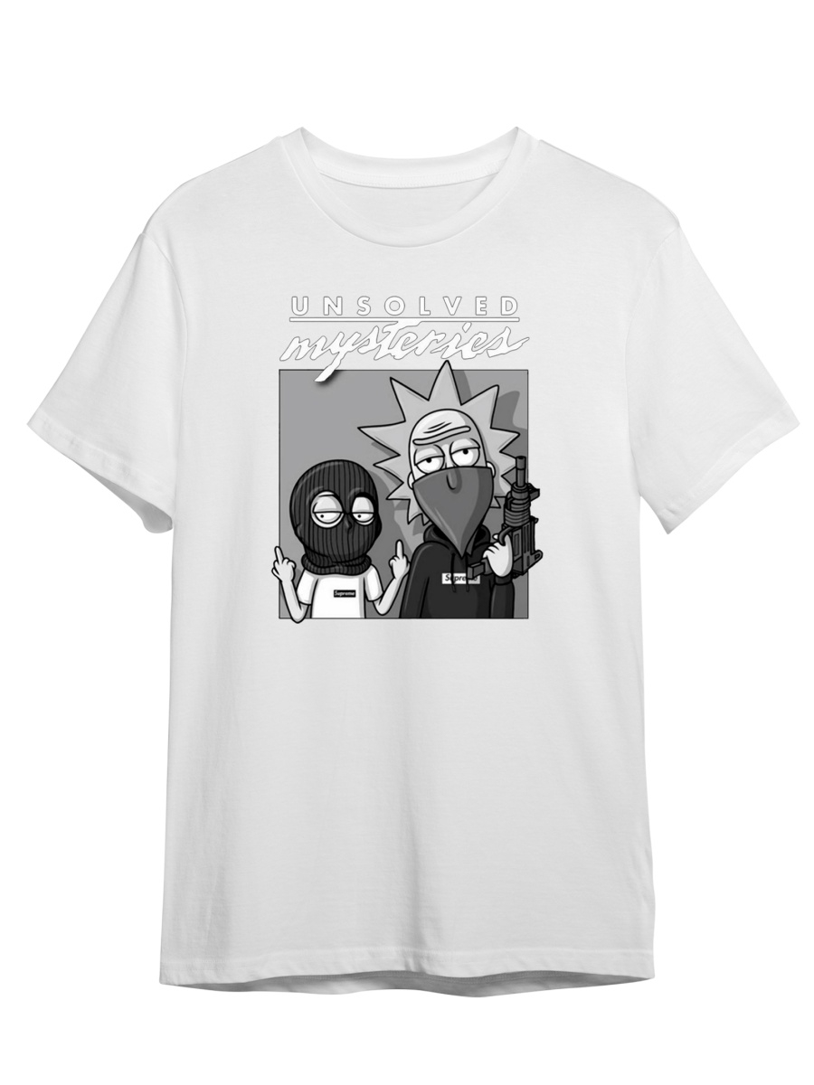 фото Футболка унисекс сувенирshop рик и морти/rick and morty 13 белая 3xl