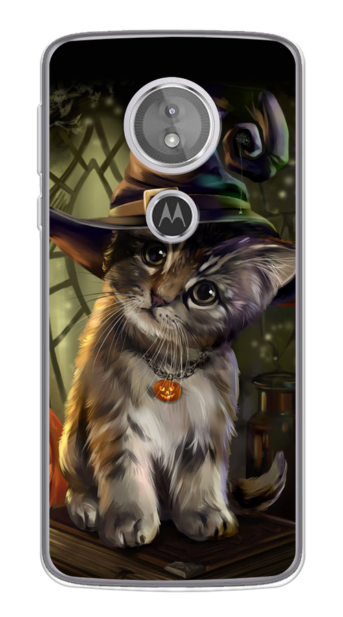 

Чехол Awog на Motorola Moto G6 Play / Моторола Мото G6 Плэй "Кот на Хэллоуин", Разноцветный, 240950-2