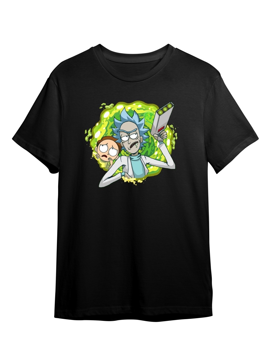 фото Футболка унисекс сувенирshop рик и морти/rick and morty 14 черная 2xl