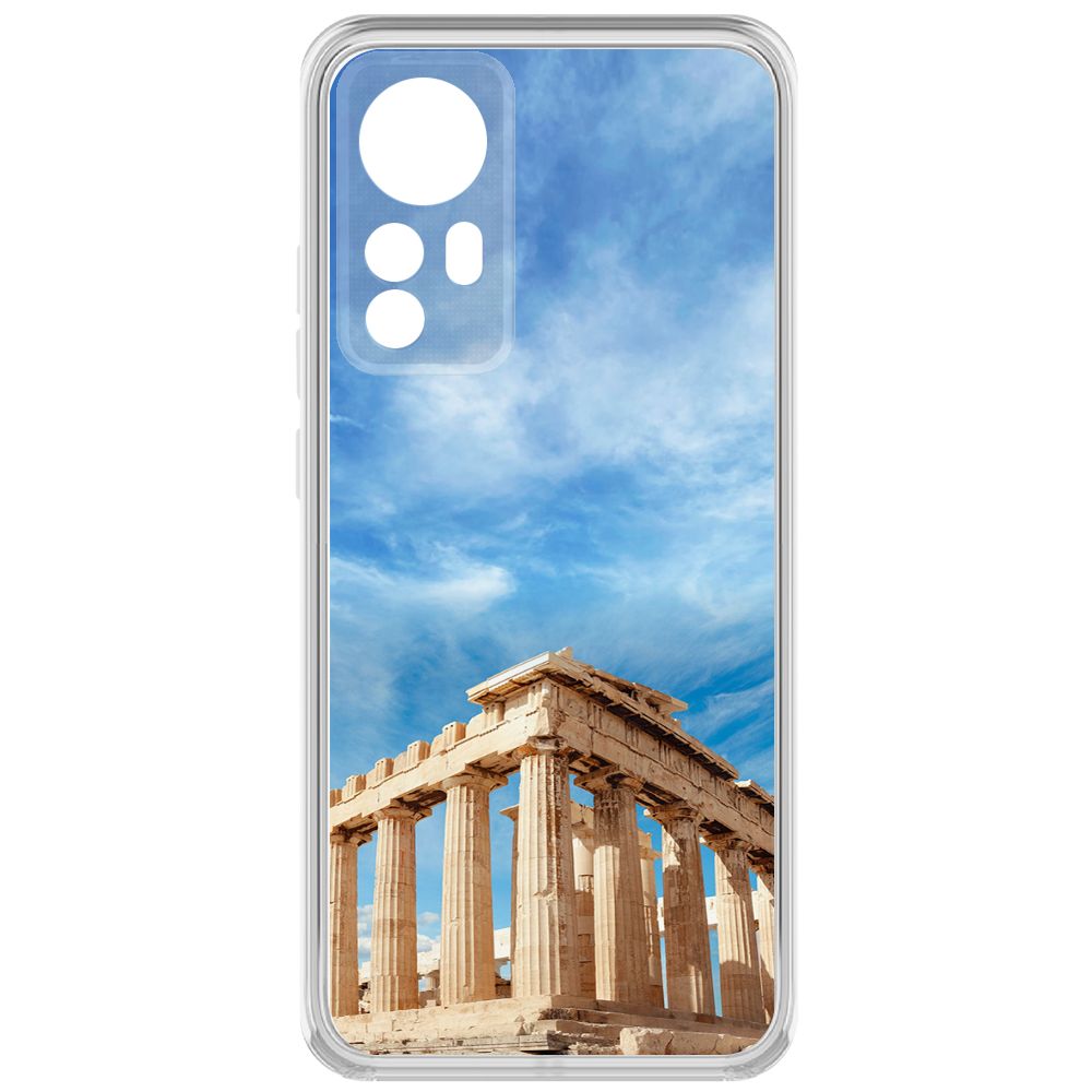 Чехол-накладка Krutoff Clear Case Греция, Парфенон для Xiaomi 12X