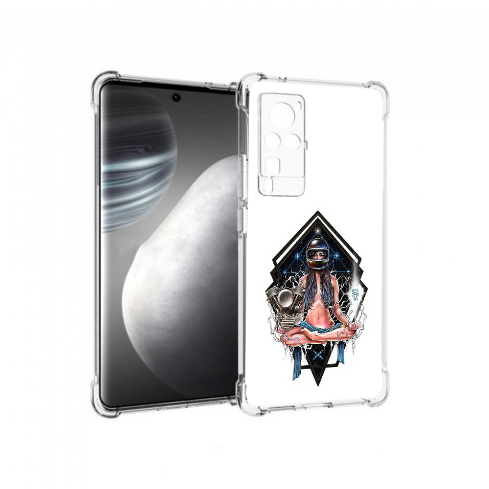 

Чехол MyPads Tocco для Vivo X60 pro красивая девушка в шлеме (PT226972.385.406), Прозрачный, Tocco