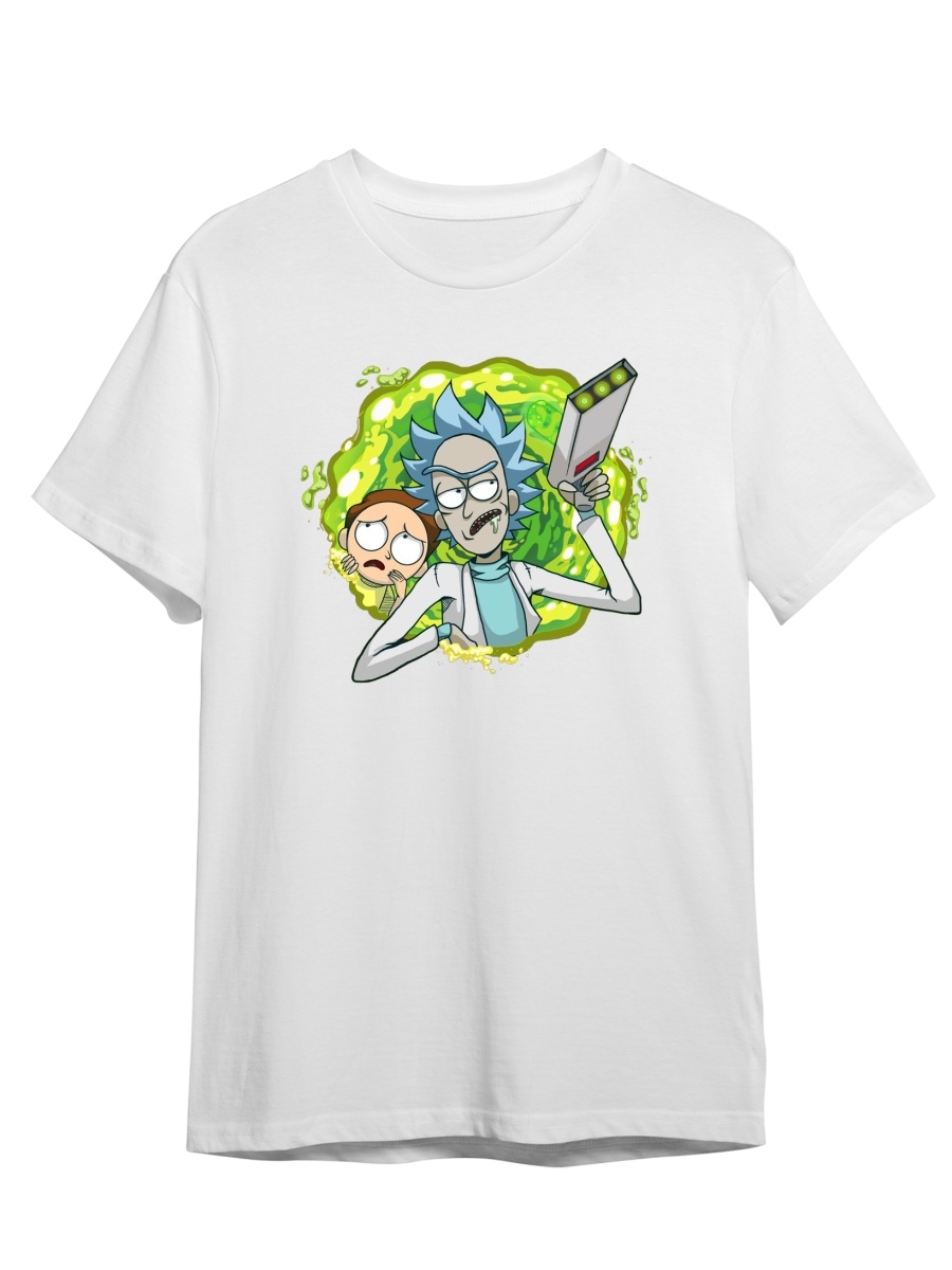 фото Футболка унисекс сувенирshop рик и морти/rick and morty 14 белая 3xl