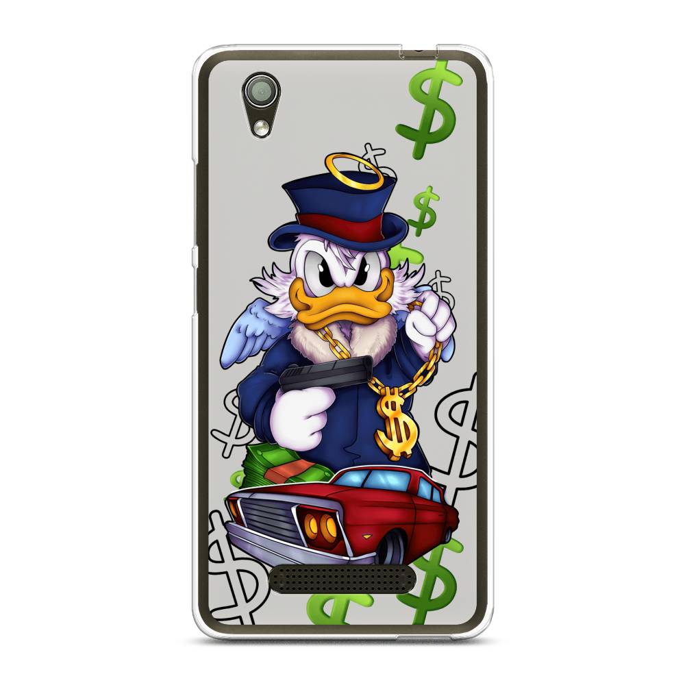 

Чехол на ZTE Blade X3 "Scrooge McDuck with a Gold Chain", Красный;синий;белый, 130650-6