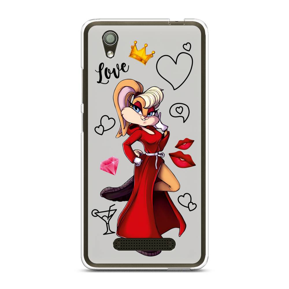 фото Чехол на zte blade x3 "rich lola bunny" case place