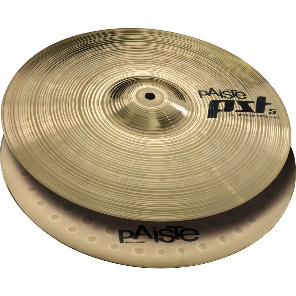 фото Тарелки paiste 14" pst5 medium hi-hat пара