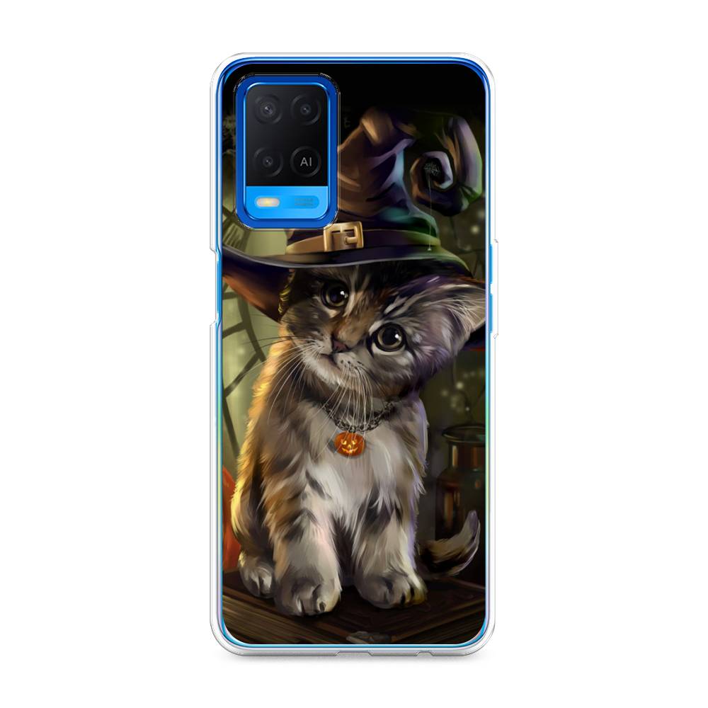 

Чехол Awog на Oppo A54 "Кот на Хэллоуин", Разноцветный, 256150-2