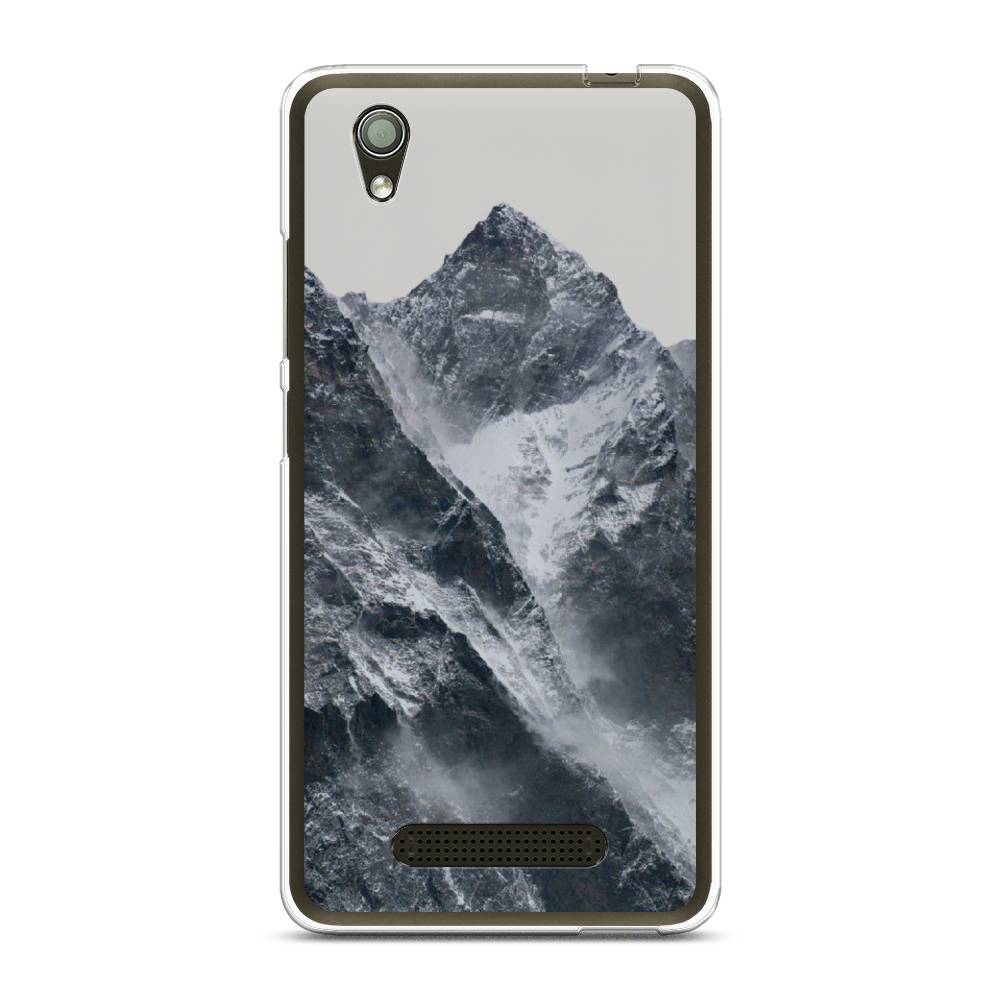 

Чехол на ZTE Blade X3 "Горы арт 4", Серый;бежевый, 130650-2