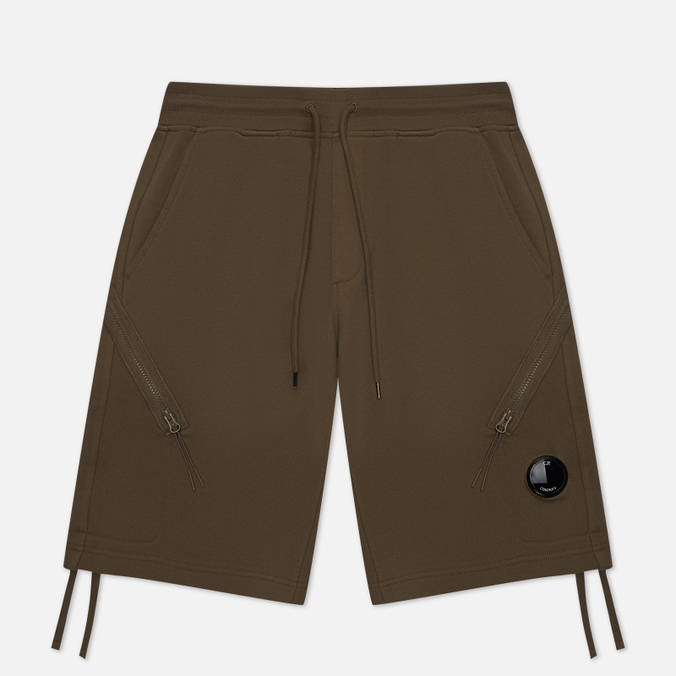 

Мужские шорты C.P. Company Diagonal Raised Fleece Zipped Pocket оливковый, Размер S, Diagonal Raised Fleece Zipped Pocket