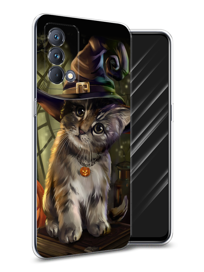 

Чехол Awog на Realme GT Master Edition "Кот на Хэллоуин", Разноцветный, 2510450-2