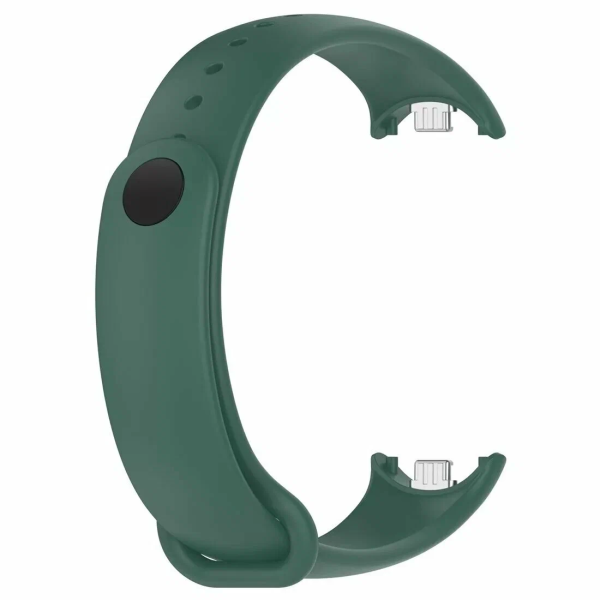 

Ремешок силиконовый для Xiaomi Mi Band 8, темно-зеленый