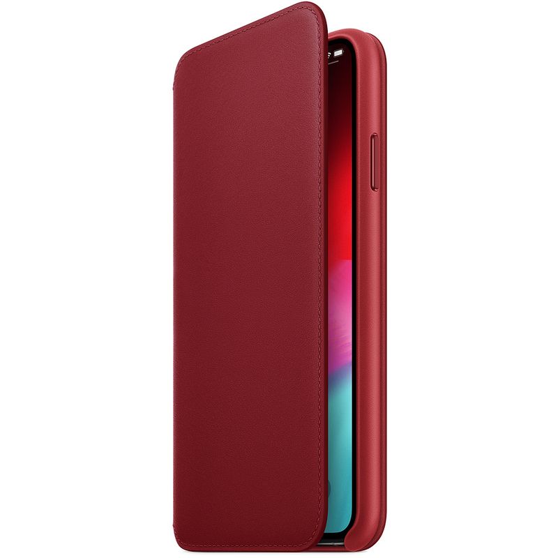 фото Чехол-книжка apple leather folio для iphone xs max (product)red