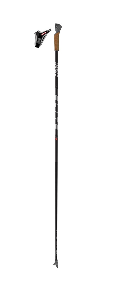 Лыжные палки KV+ Elite qcd, 100% carbon, 23P015Q