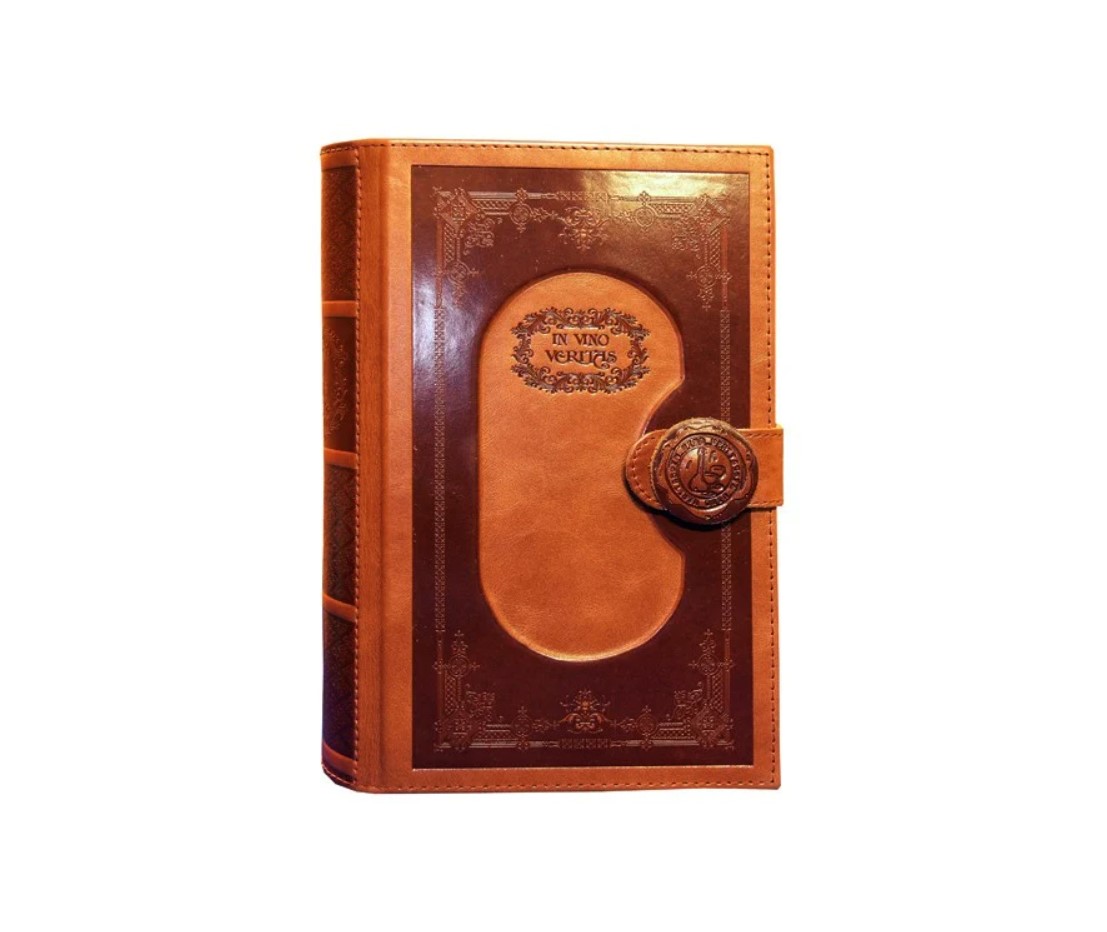 фото Книга минибар для виски "чистый виски", натуральная кожа, 0,5 л бюро подарков