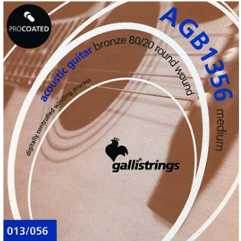 фото Струны для акустической гитары galli strings agb1356