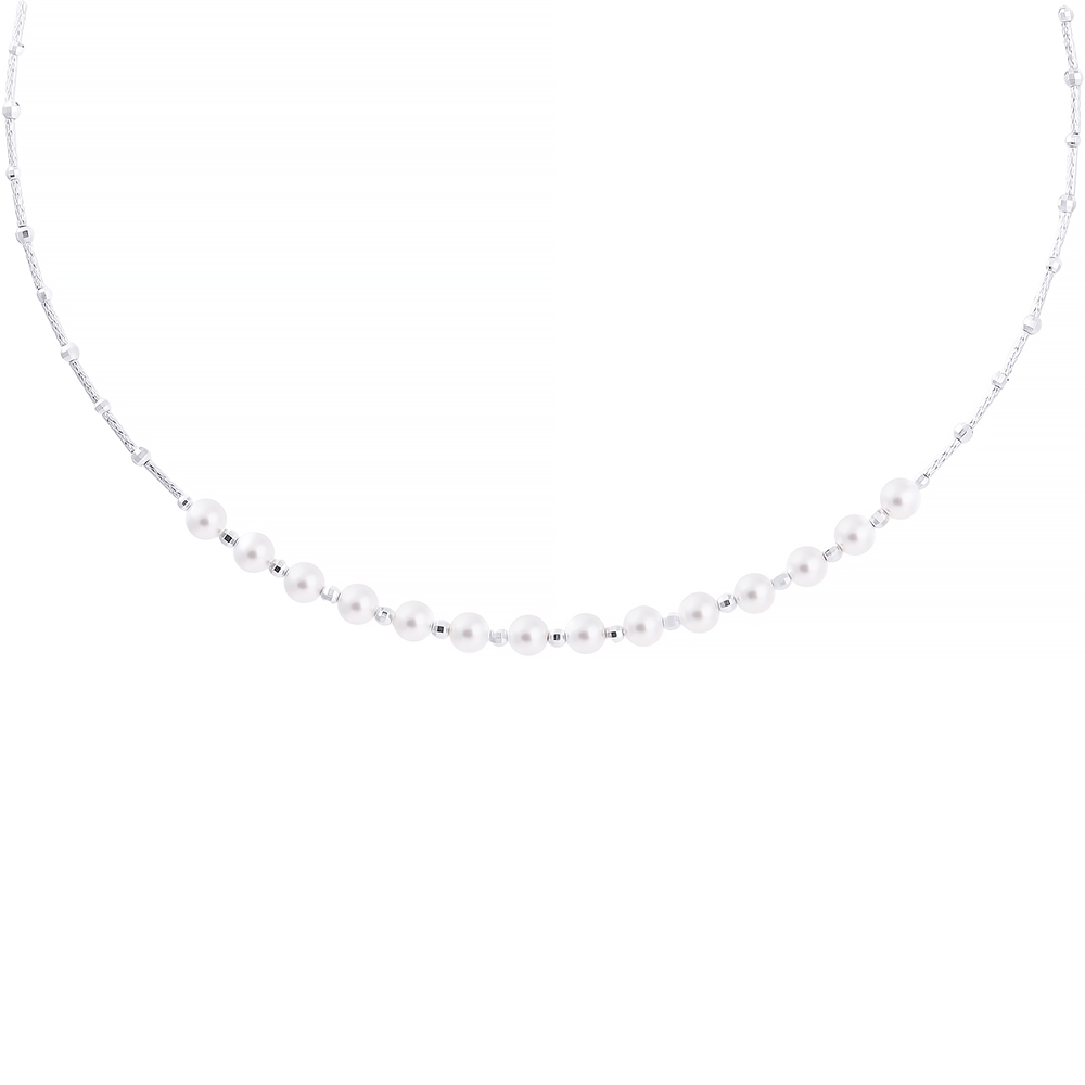 

Колье из серебра 40 см Element47 10557N_KL_WP_WG, жемчуг искусственный, 10557N_KL_WP_WG