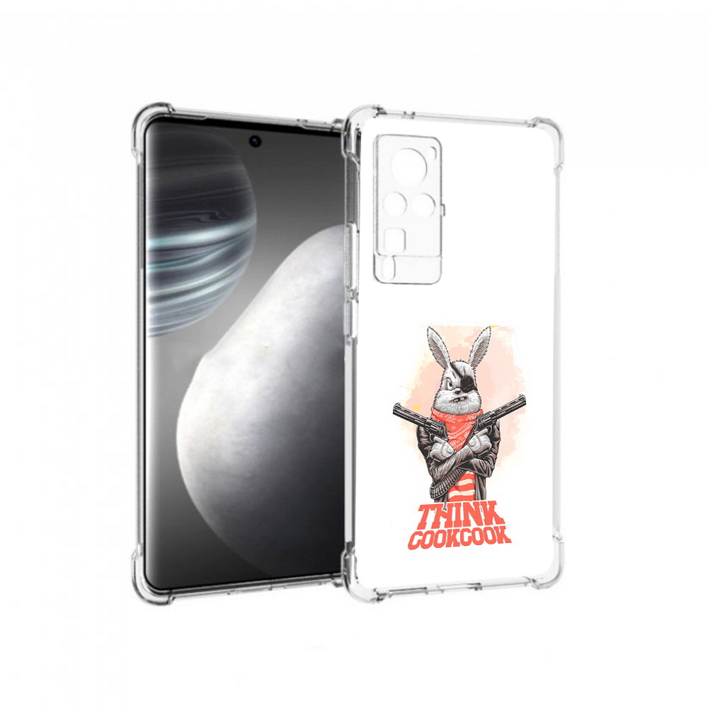 

Чехол MyPads Tocco для Vivo X60 pro кролик пират (PT226972.385.419), Прозрачный, Tocco