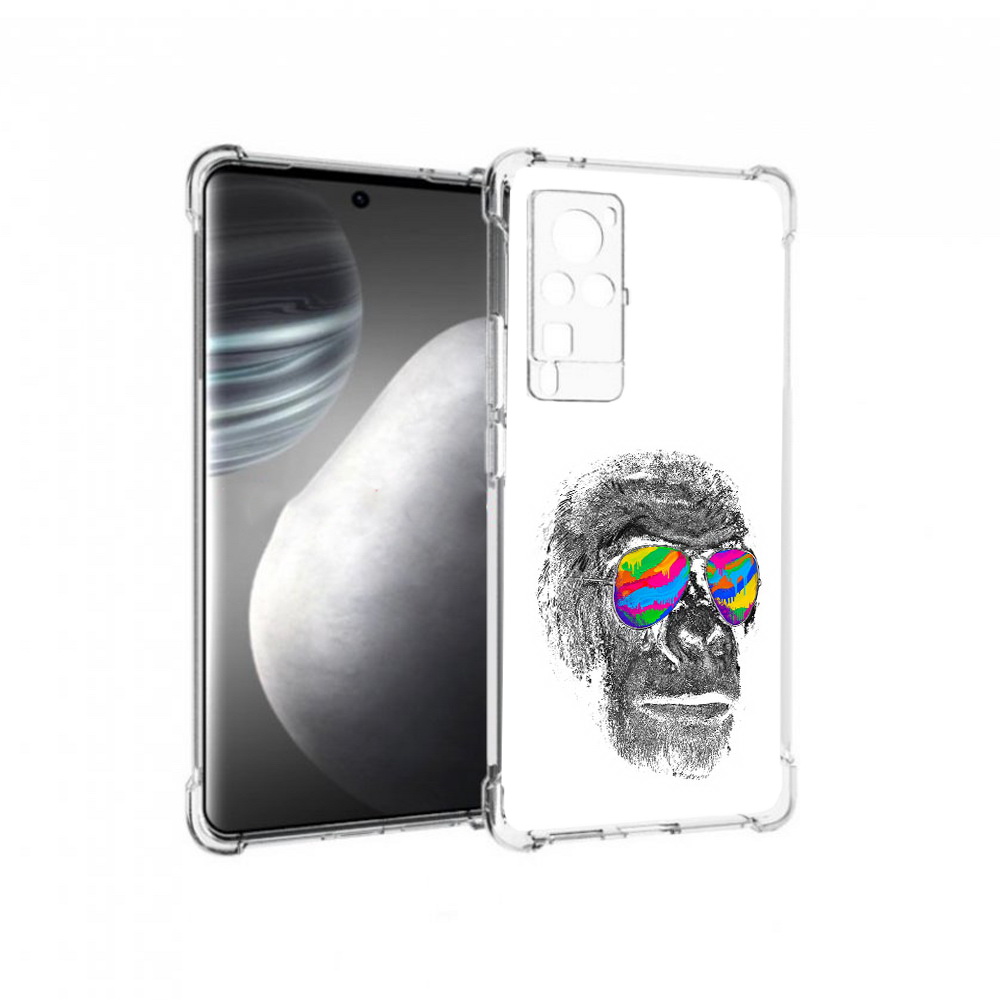 

Чехол MyPads Tocco для Vivo X60 pro крутая обезьяна в очках (PT226972.385.422), Прозрачный, Tocco
