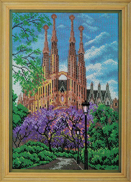 

Набор для вышивания бисером КРОШЕ Храм Св. Семейства. Барселона 26x38 см, арт.В 280